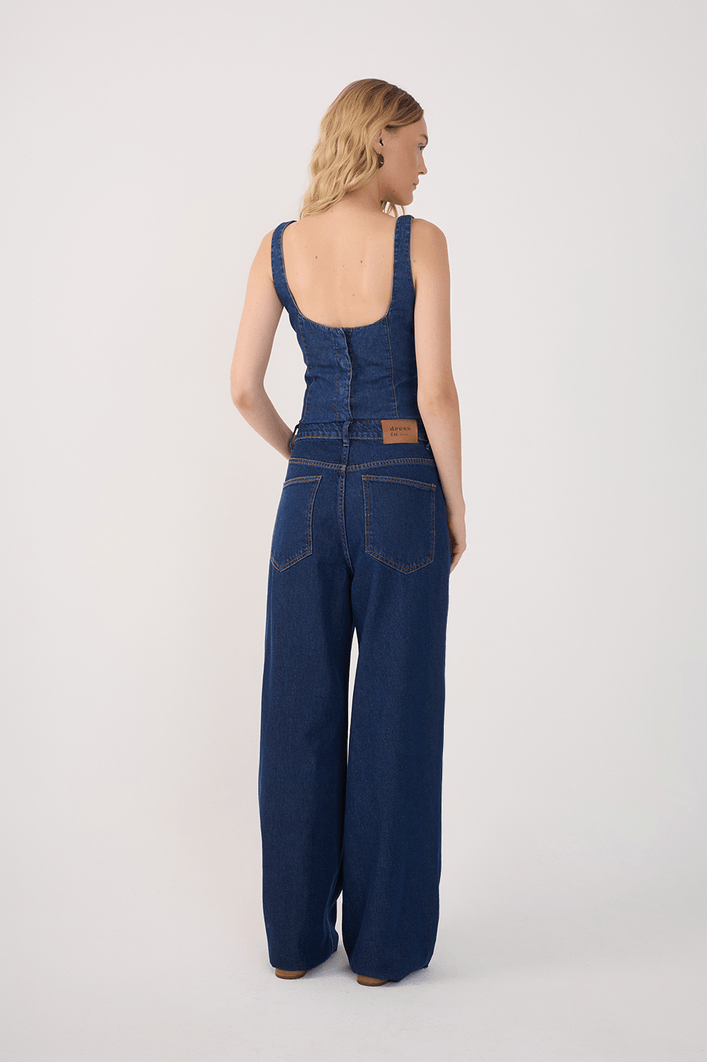Calça Jeans Reta