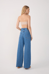Calça Jeans Costura Deslocada