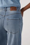 Calça Jeans Barrel Pesponto