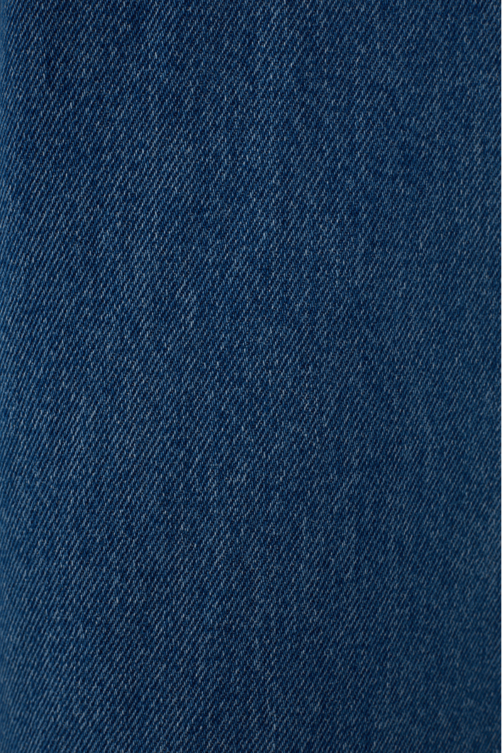 Calça Jeans Costura Deslocada