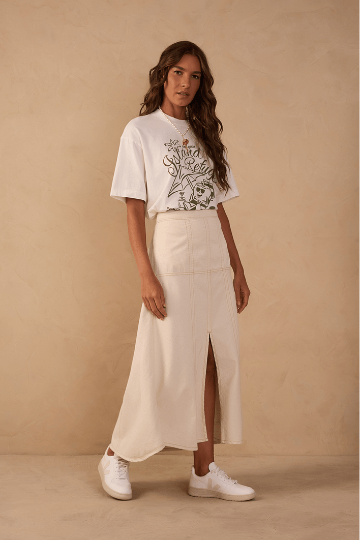 Saia Sarja Linho Fenda