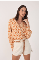 Camisa Crepe Estampa Melissa