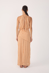 Vestido Cropped Crepe Estampa Melissa