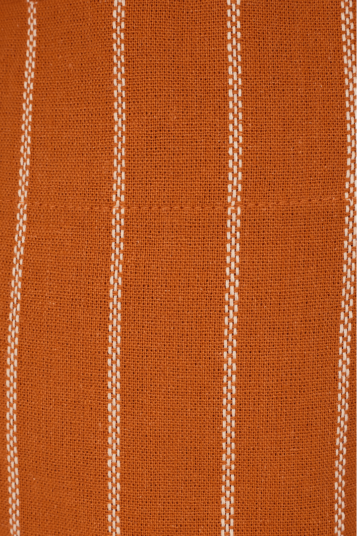 Blusa Linho Listrado Cadarço