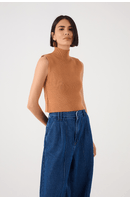 Blusa Tricot Gola Alta