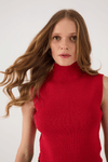 Blusa Tricot Gola Alta