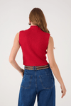 Blusa Tricot Gola Alta
