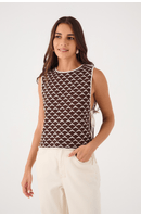 Blusa Tricot Dupla Asa Delta