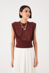 Blusa Malha Com Rib