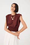 Blusa Malha Com Rib