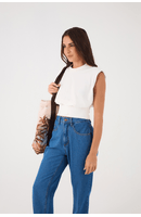 Blusa Malha Com Rib