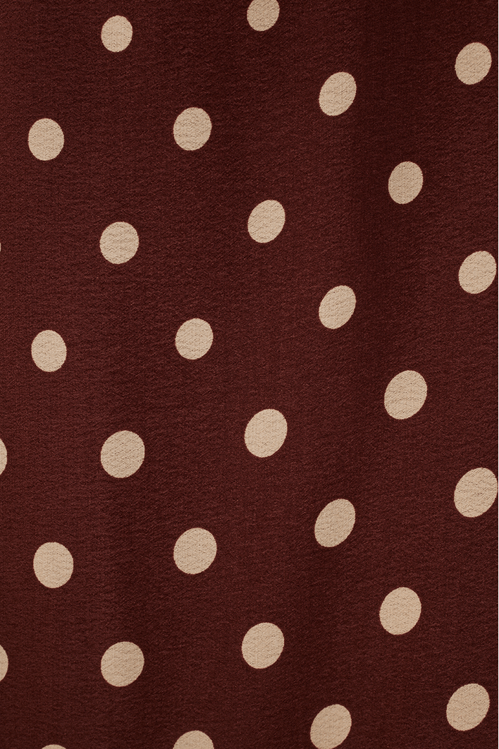 Vestido Cropped Crepe Estampa Palma