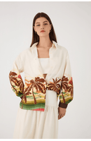 Conjunto Camisa E Top Estampa Horizonte