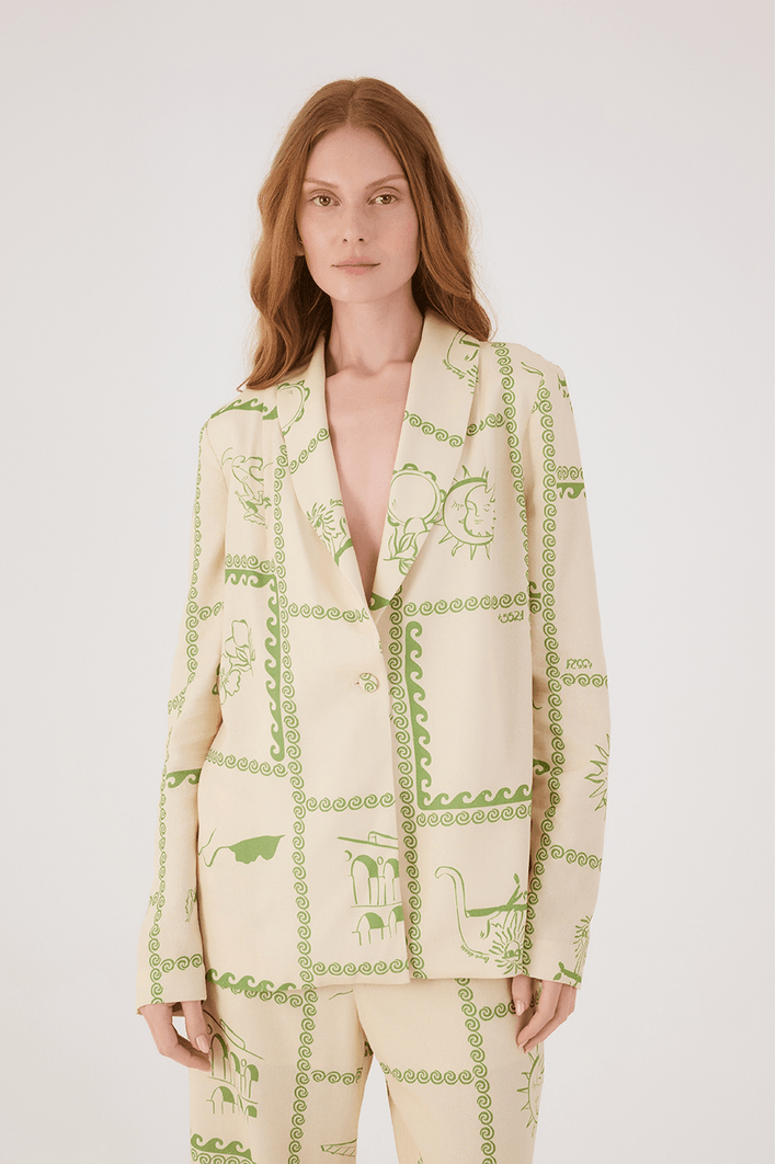 Blazer Estampa Rio