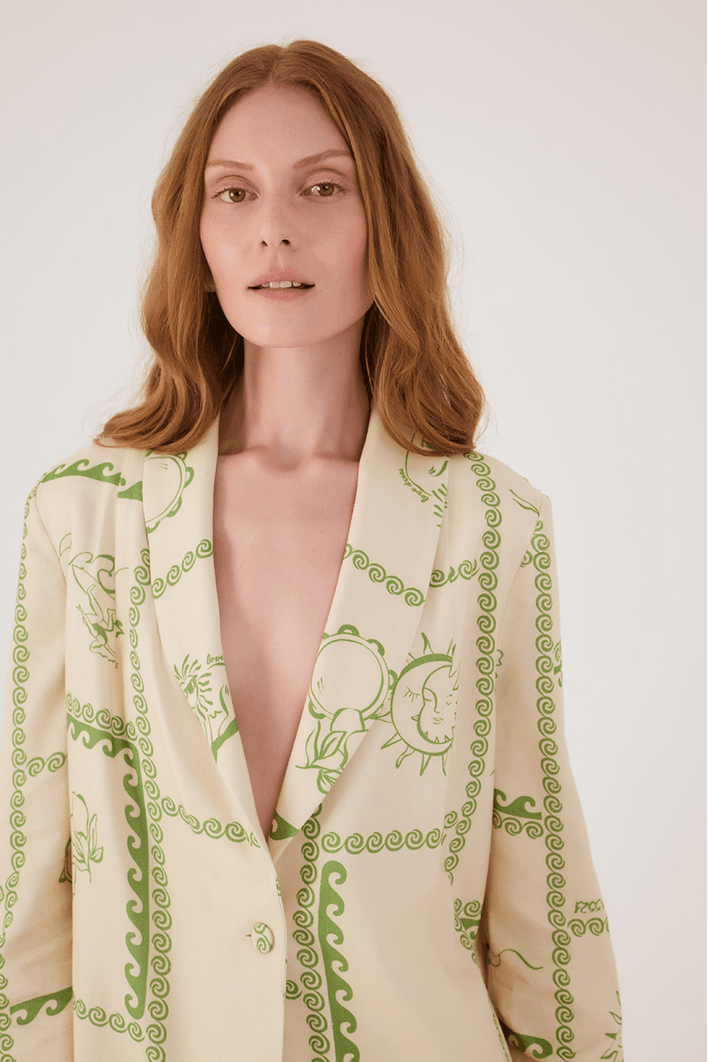 Blazer Estampa Rio