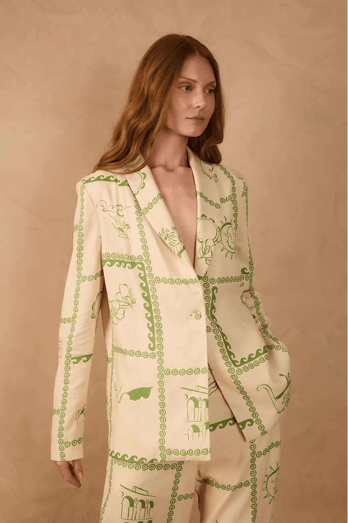 Blazer Estampa Rio