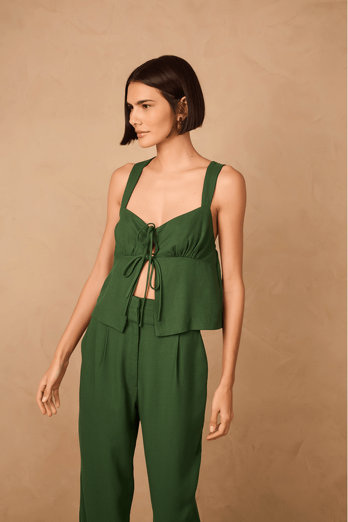 Blusa Alças Costas Cruzadas