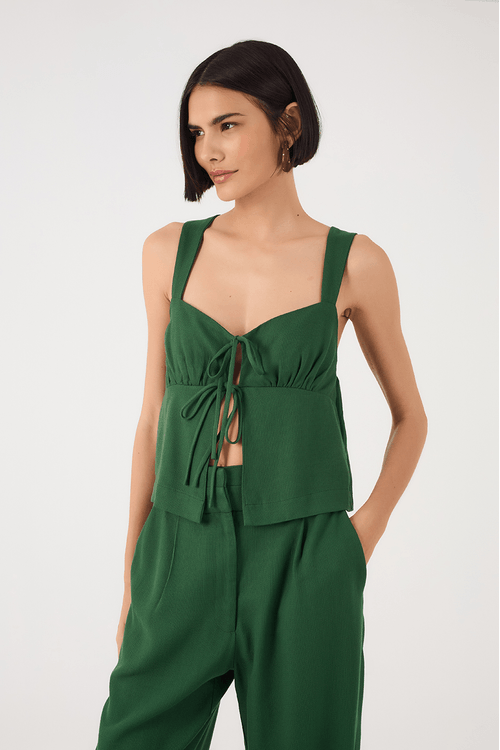 Blusa Alças Costas Cruzadas