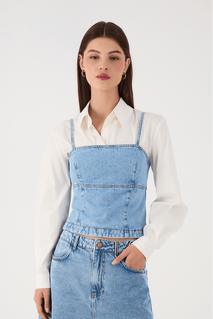 Blusa Jeans Love