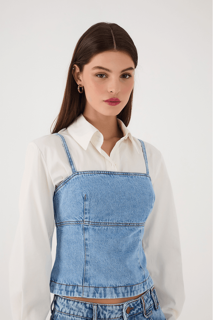Blusa Jeans Love