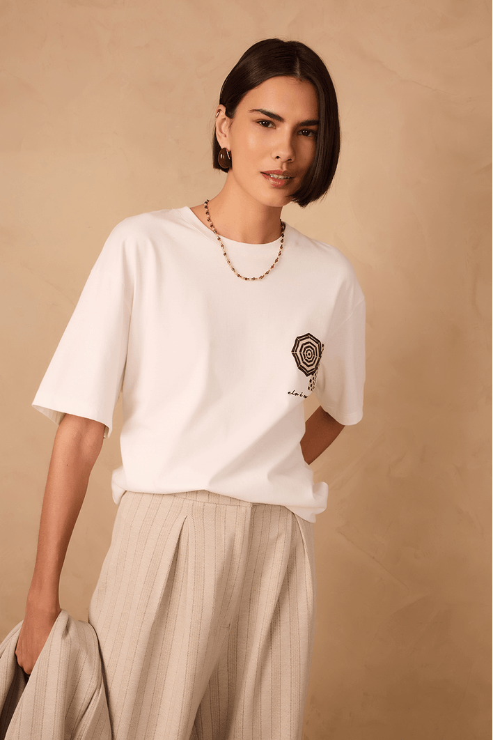 T-shirt Silk Ela É Carioca