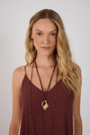 Vestido Cropped Crepe Recortes Color