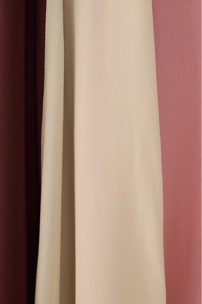 Vestido Cropped Crepe Recortes Color