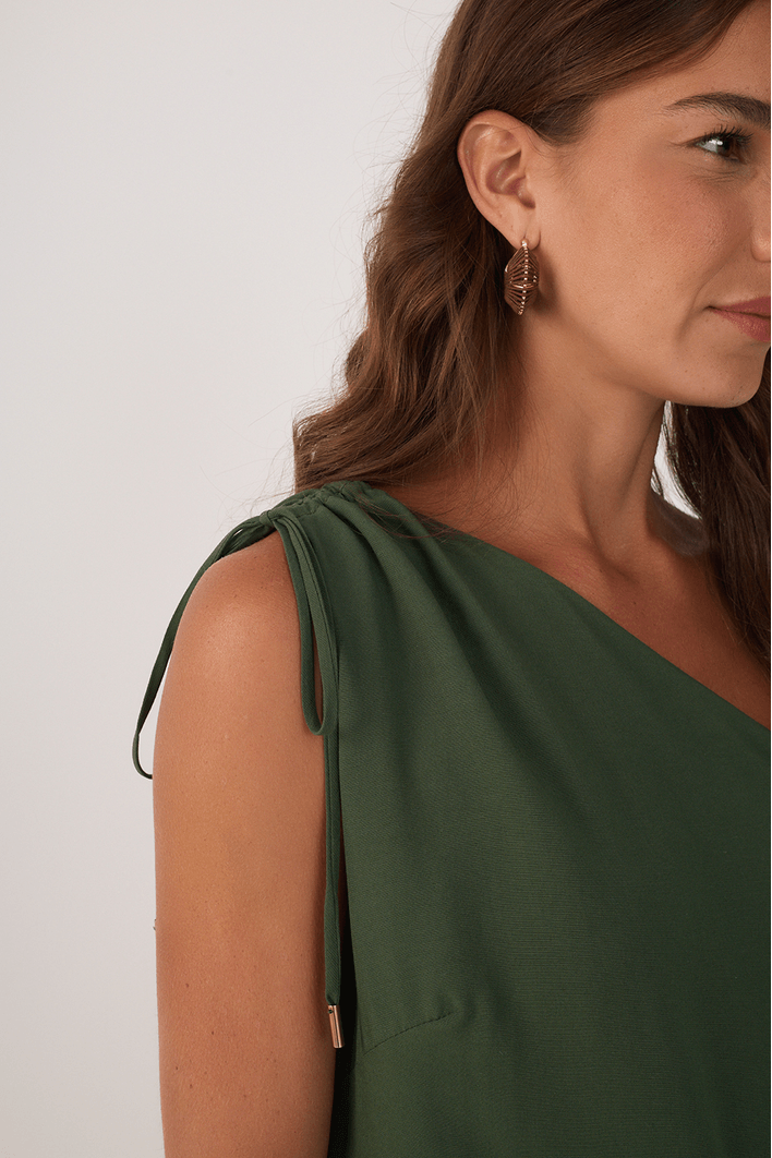 Blusa Assimétrica Um Ombro
