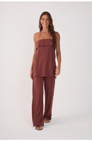 Conjunto Túnica E Calça Malha Crepe