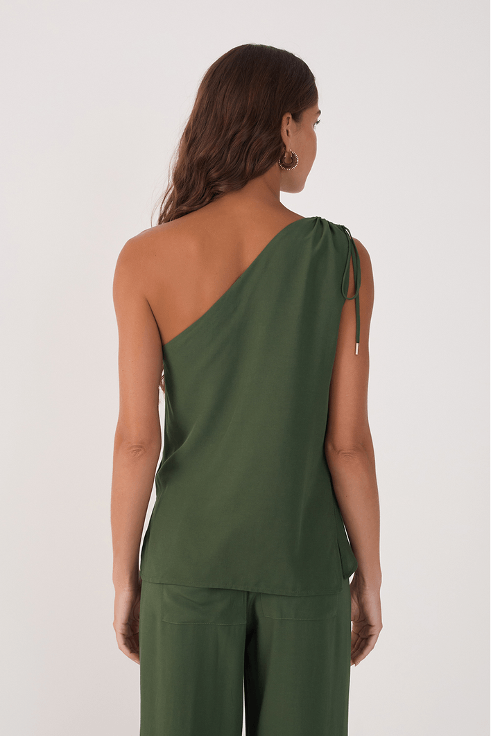 Blusa Assimétrica Um Ombro