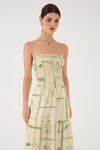 Vestido Cropped Estampa Rio