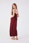 Vestido Cropped Linho Recortes