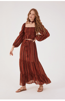Saia Cropped Lurex Estampa Refúgio