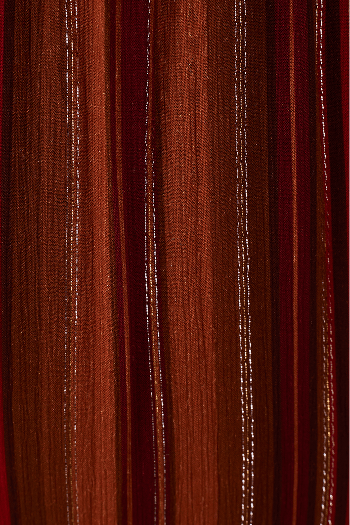 Saia Cropped Lurex Estampa Refúgio