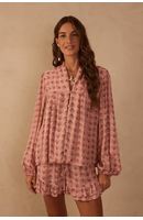 Bata Lurex Estampa Maresia
