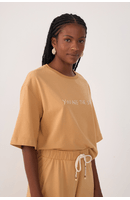 Blusa Básica Com Bordado