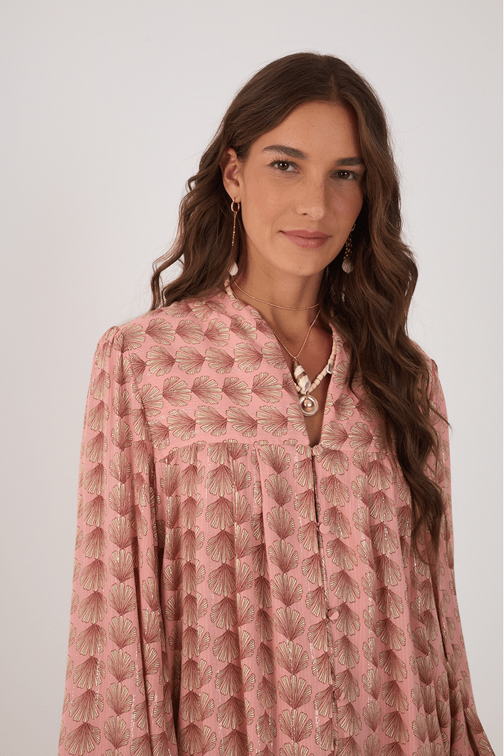 Bata Lurex Estampa Maresia