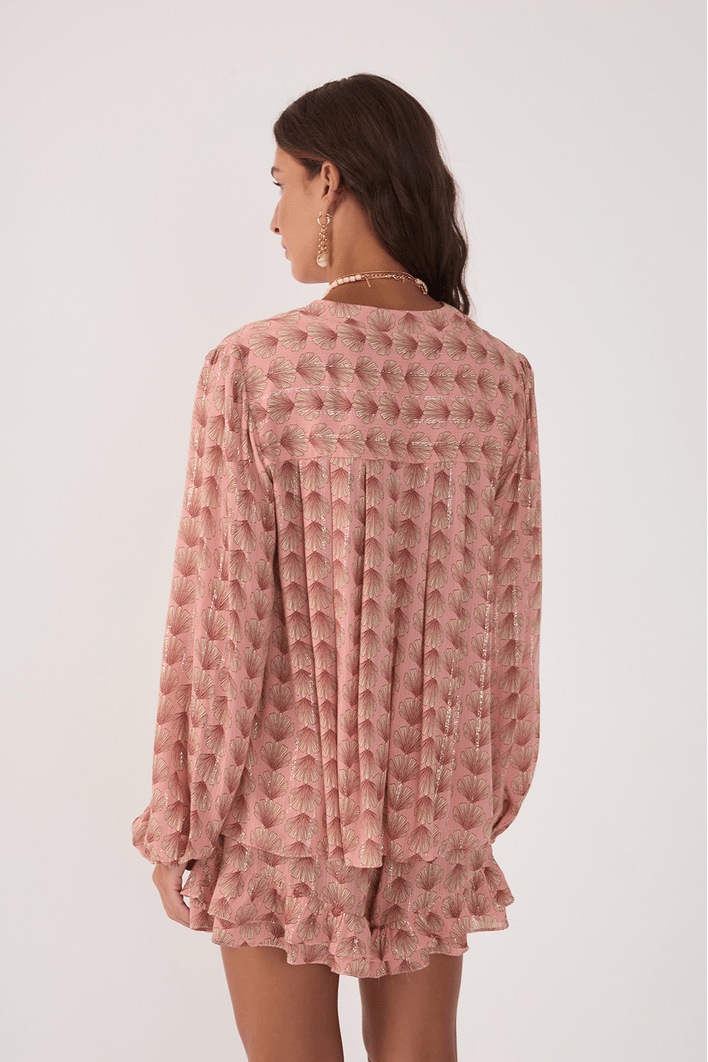 Bata Lurex Estampa Maresia