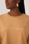 Blusa Básica Com Bordado
