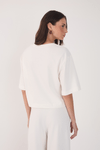 Blusa Básica Com Bordado