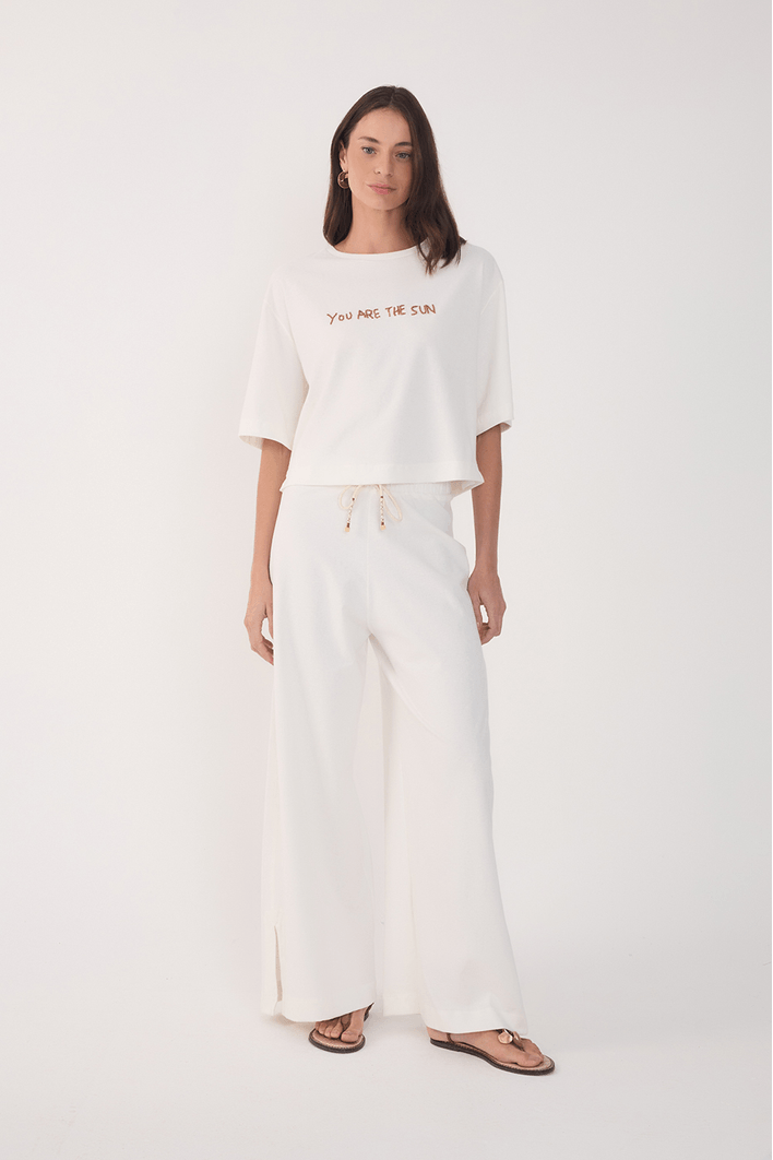 Calça Com Cadarço