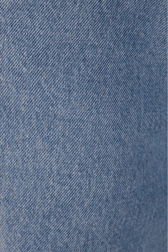 Calça Jeans Barrel Transpassada