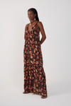 Vestido Cropped Lurex Estampa Encontro