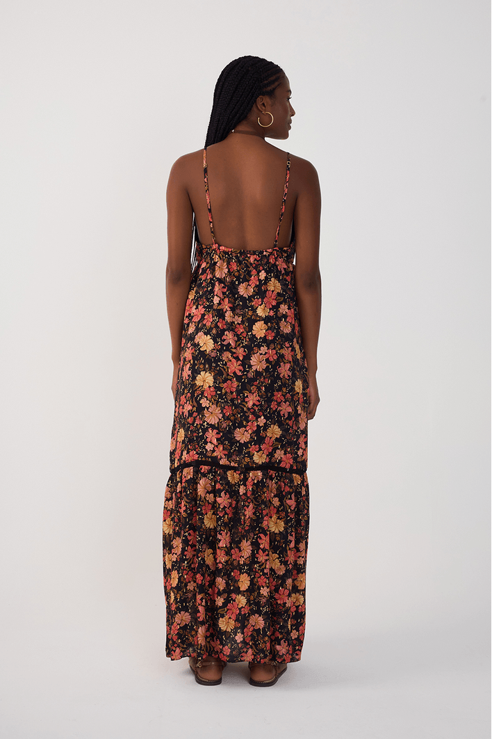 Vestido Cropped Lurex Estampa Encontro