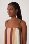 Vestido Midi Linho Color
