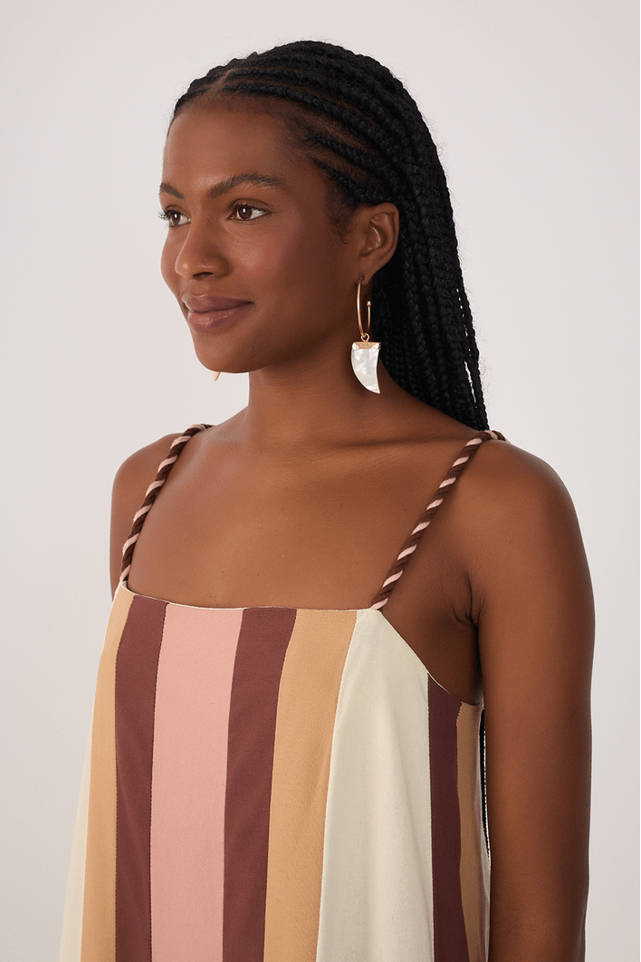 Vestido Midi Linho Color