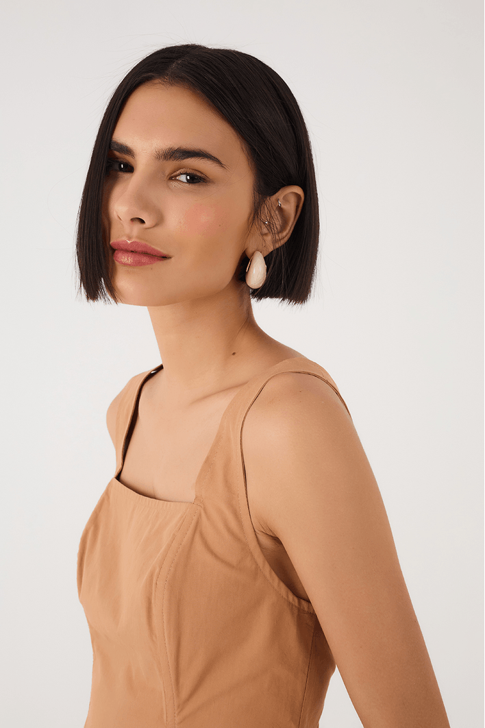 Blusa Algodão Pespontos