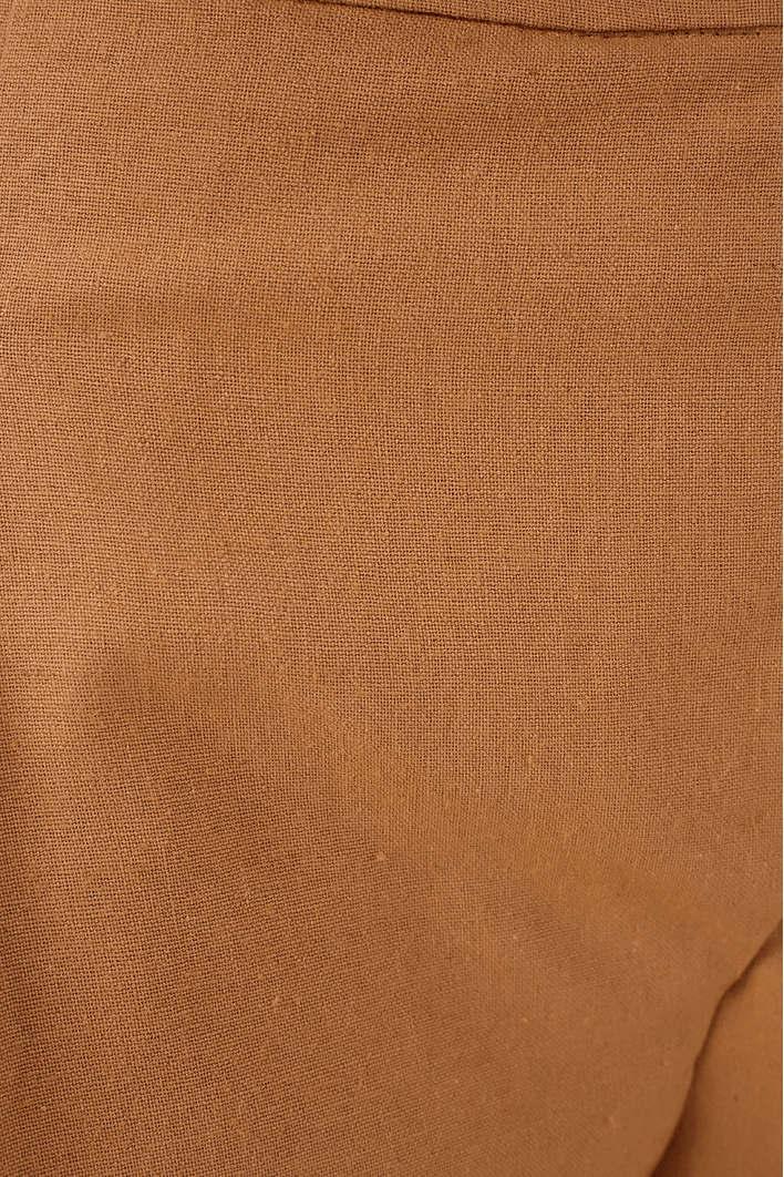 Short Linho Braguilha Deslocada