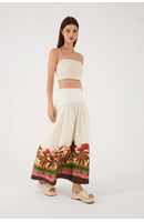 Saia Cropped Estampa Horizonte