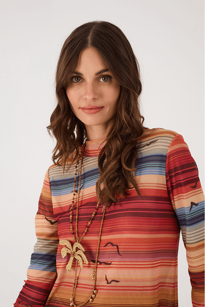 Conjunto Tule Estampa Arpoador